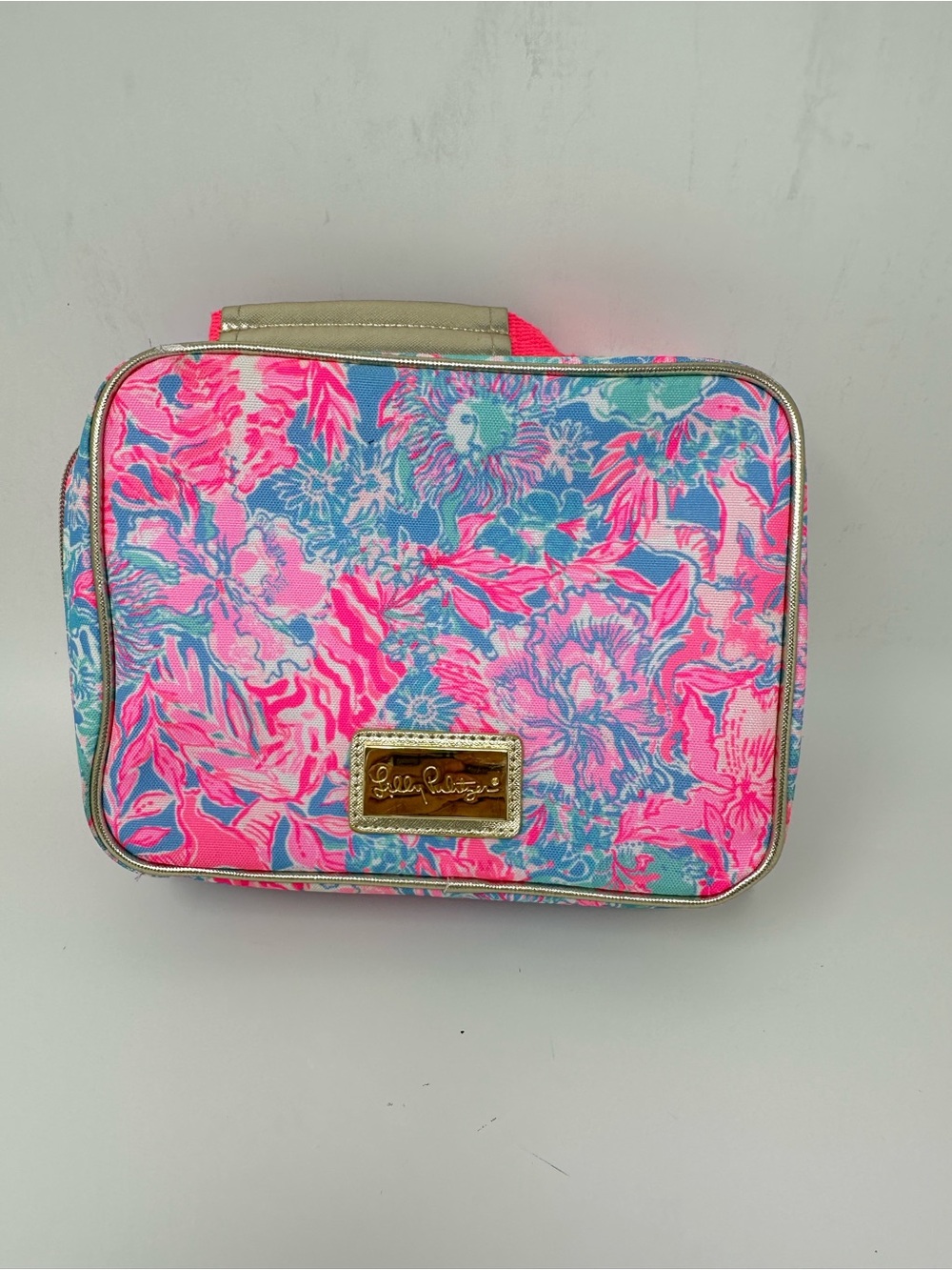 Lilly Pulitzer Tropical Print Insulated Lunch Cooler Crossbody Bag - Picture 2 of 15